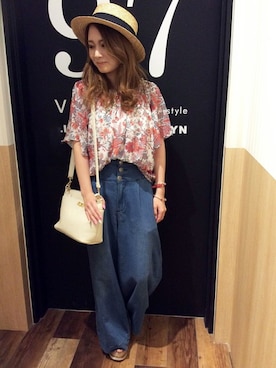 VENCE EXCHANGE LADIES STAFFさん（レディース・160cm）の夏コーディネート