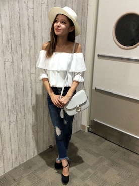 VENCE EXCHANGE LADIES STAFFさん（レディース・160cm）の夏コーディネート