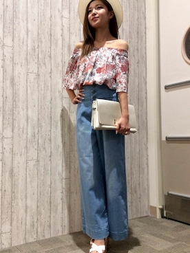 VENCE EXCHANGE LADIES STAFFさん（レディース・160cm）の夏コーディネート