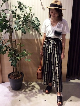 VENCE EXCHANGE LADIES STAFFさん（レディース・160cm）の夏コーディネート