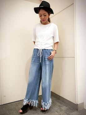 VENCE EXCHANGE LADIES STAFFさん（レディース・160cm）の夏コーディネート