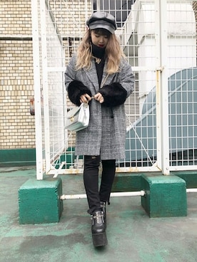 VENCE EXCHANGE LADIES STAFFさん（レディース・160cm）の冬コーディネート