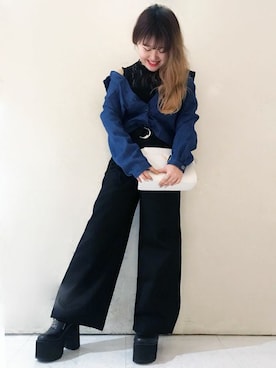 VENCE EXCHANGE LADIES STAFFさん（レディース・160cm）の春コーディネート