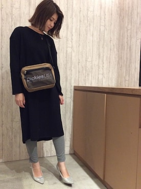 「ワッフル」｜「アイテム（パンプス）」を使った、VENCE EXCHANGE LADIES STAFFさん（レディース・160cm）の秋コーディネート