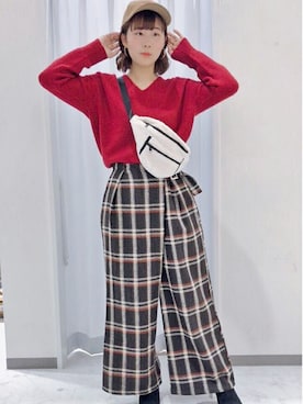 VENCE EXCHANGE LADIES STAFFさん（レディース・160cm）の冬コーディネート