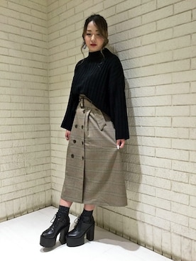 VENCE EXCHANGE LADIES STAFFさん（レディース・160cm）の冬コーディネート