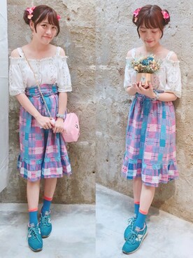 「Accessorize（アクセサライズ）のアイテム」を使った、Rosyさん（レディース・158cm）の秋コーディネート