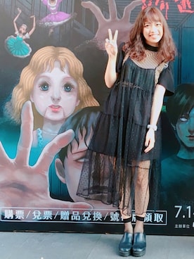 「5（ファイブ）のアイテム（ワンピース/ドレス）」を使った、Rosyさん（レディース・158cm）の秋コーディネート