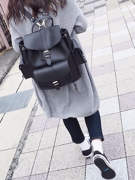 「H&M（エイチ・アンド・エム）のアイテム（カーディガン/ボレロ）」を使った、hiroka さん（レディース・157cm）の春コーディネート