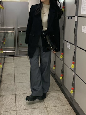 「3CE（3CE）のアイテム」を使った、トミカさん（レディース・158cm）の春コーディネート