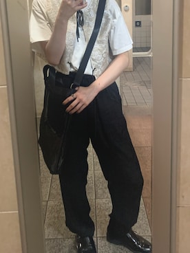 「ベスト×Tシャツ」｜「アイテム（ジャケット/アウター）」を使った、トミカさん（レディース・158cm）の夏コーディネート