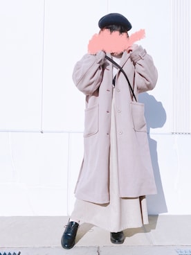 「ehka sopo（エヘカソポ）のアイテム（その他）」を使った、くぅさん（レディース・162cm）の冬コーディネート