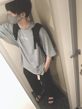 「SPACE（スペース）のアイテム」を使った、sot.kさん（メンズ・178cm）の夏コーディネート