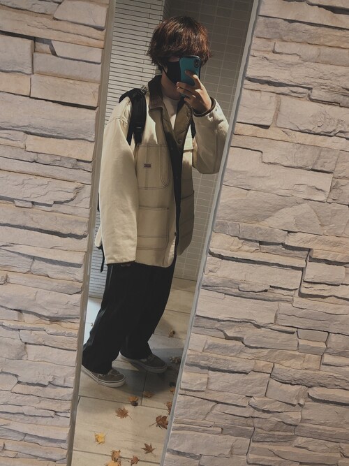 【おはぎ】BICMAC リバーシブル キルティング カバーオール おはぎ】BICMAC リバーシブル キルティング カバーオール