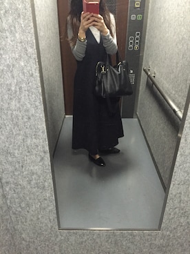 「時計」｜「アイテム（オールインワン・サロペット）」を使った、satmmmyさん（レディース・162cm）の春コーディネート