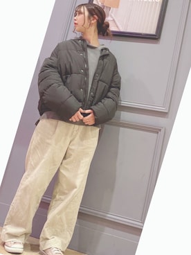 「AMERICAN HOLIC（アメリカンホリック）のアイテム（その他アウター）」を使った、natsuさん（レディース・164cm）の秋コーディネート