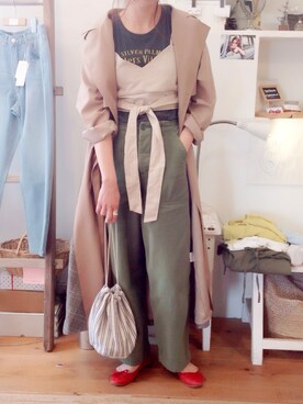 the roughさん（レディース・162cm）の春コーディネート