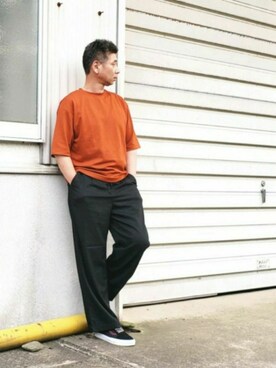 「エアリズム」｜ヨッシーさん（メンズ・168cm）の夏コーディネート