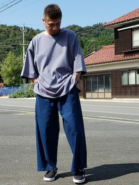 「Reebok（リーボック）のアイテム（スリッポン）」を使った、ヨッシーさん（メンズ・168cm）の秋コーディネート