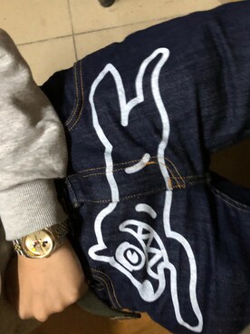 「BBCのアイテム」を使った、帅的猪さん（メンズ・165cm）の冬コーディネート