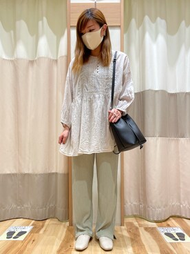 「blue」｜「アイテム（サンダル）」を使った、maiさん（レディース・152cm）の春コーディネート