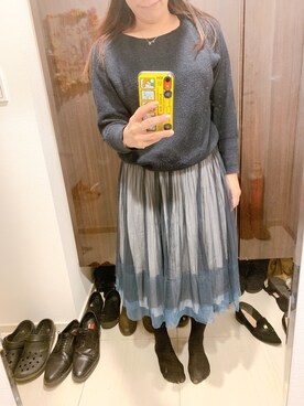 Sarahさん（レディース・160cm）の冬コーディネート