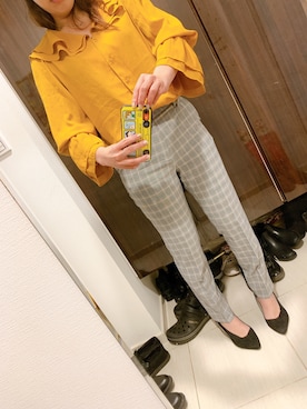 Sarahさん（レディース・160cm）の冬コーディネート