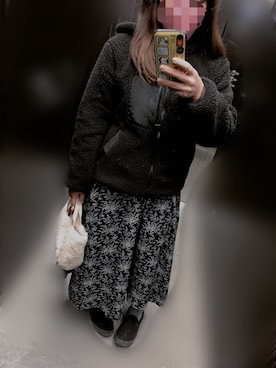 「coca（coca）（コカ）のアイテム（ブルゾン）」を使った、Sarahさん（レディース・160cm）の冬コーディネート