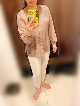 Sarahさん（レディース・160cm）の冬コーディネート