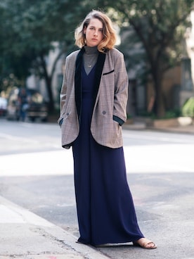 「90s」｜「アイテム（オールインワン・サロペット）」を使った、kthebellzさん（レディース・170cm）の夏コーディネート