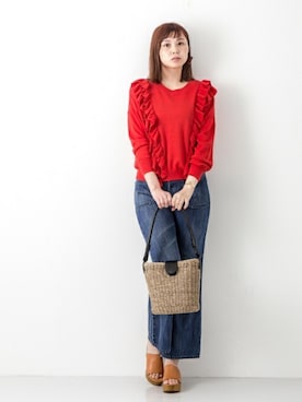 「orange」｜Mizutaniさん（レディース・169cm）の冬コーディネート