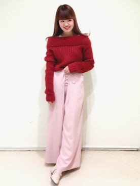 「one after another NICE CLAUP（ワンアフターアナザーナイスクラップ）のアイテム（パンプス）」を使った、AYANOさん（レディース・160cm）の冬コーディネート