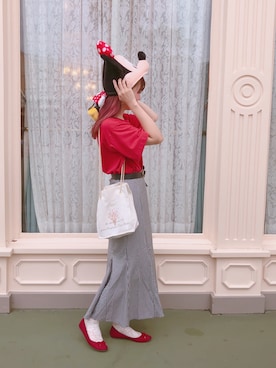 「GU（ジーユー）のアイテム（シューズ）」を使った、AYANOさん（レディース・159cm）の秋コーディネート