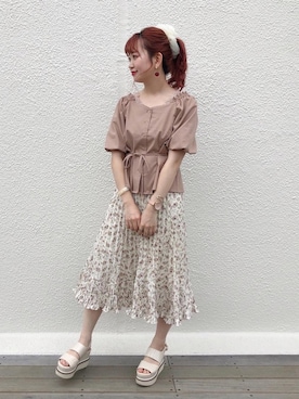 「シュシュ」｜AYANOさん（レディース・159cm・20代）の夏コーディネート