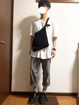 「SHIPS JET BLUE（シップスジェットブルー）のアイテム（バッグ）」を使った、ｔａｋｕさん（メンズ・163cm）の夏コーディネート