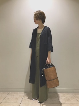 「Johnbull Private labo（ジョンブルプライベートラボ）のアイテム（ワンピース/ドレス）」を使った、ayakaさん（レディース・157cm）の夏コーディネート
