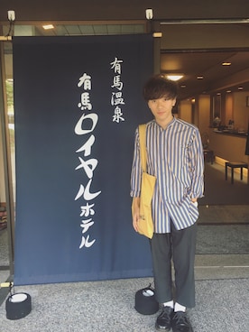 「Dr. Martens（ドクターマーチン）のDr.Martens (ドクターマーチン)/1461 3EYE GIBSON SHOES（その他シューズ）」を使った、shunさん（メンズ・169cm）の夏コーディネート