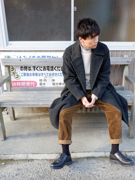 shunさん（メンズ・169cm）の冬コーディネート