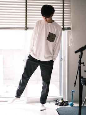 「LOGOS（ロゴス）のアイテム」を使った、柚子月さん（メンズ・177cm）の秋コーディネート
