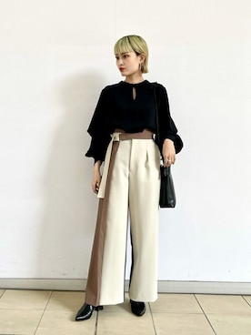 ヤマサキさん（レディース・157cm）の冬コーディネート