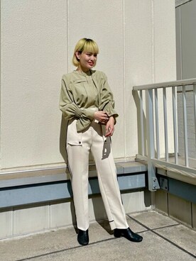 ヤマサキさん（レディース・157cm）の春コーディネート