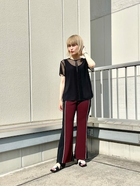 ヤマサキさん（レディース・157cm）の夏コーディネート