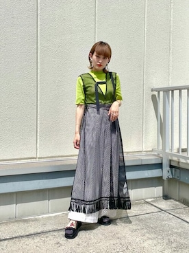 ヤマサキさん（レディース・157cm）の夏コーディネート