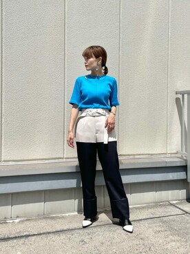 ヤマサキさん（レディース・157cm）の夏コーディネート