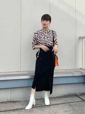 ヤマサキさん（レディース・157cm）の夏コーディネート