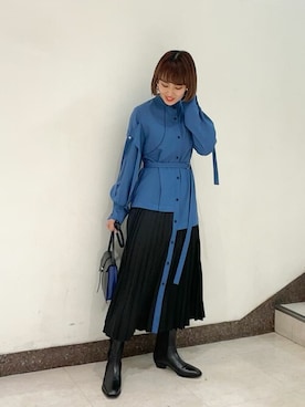 ヤマサキさん（レディース・157cm）の秋コーディネート