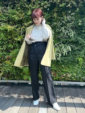 ヤマサキさん（レディース・157cm）の冬コーディネート