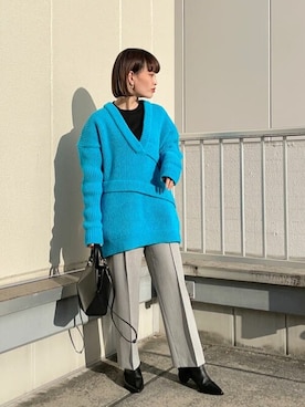 ヤマサキさん（レディース・157cm）の冬コーディネート