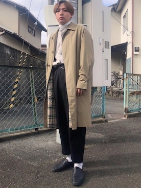 꽃/hanangさん（メンズ・168cm）の冬コーディネート