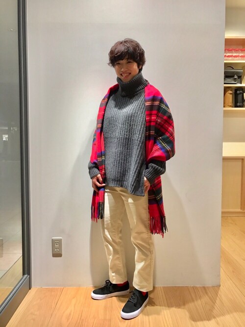 KISHIDA（Bshop 札幌ステラプレイス店）｜ROBERTO COLLINAのニット/セーターを使ったコーディネート - WEAR